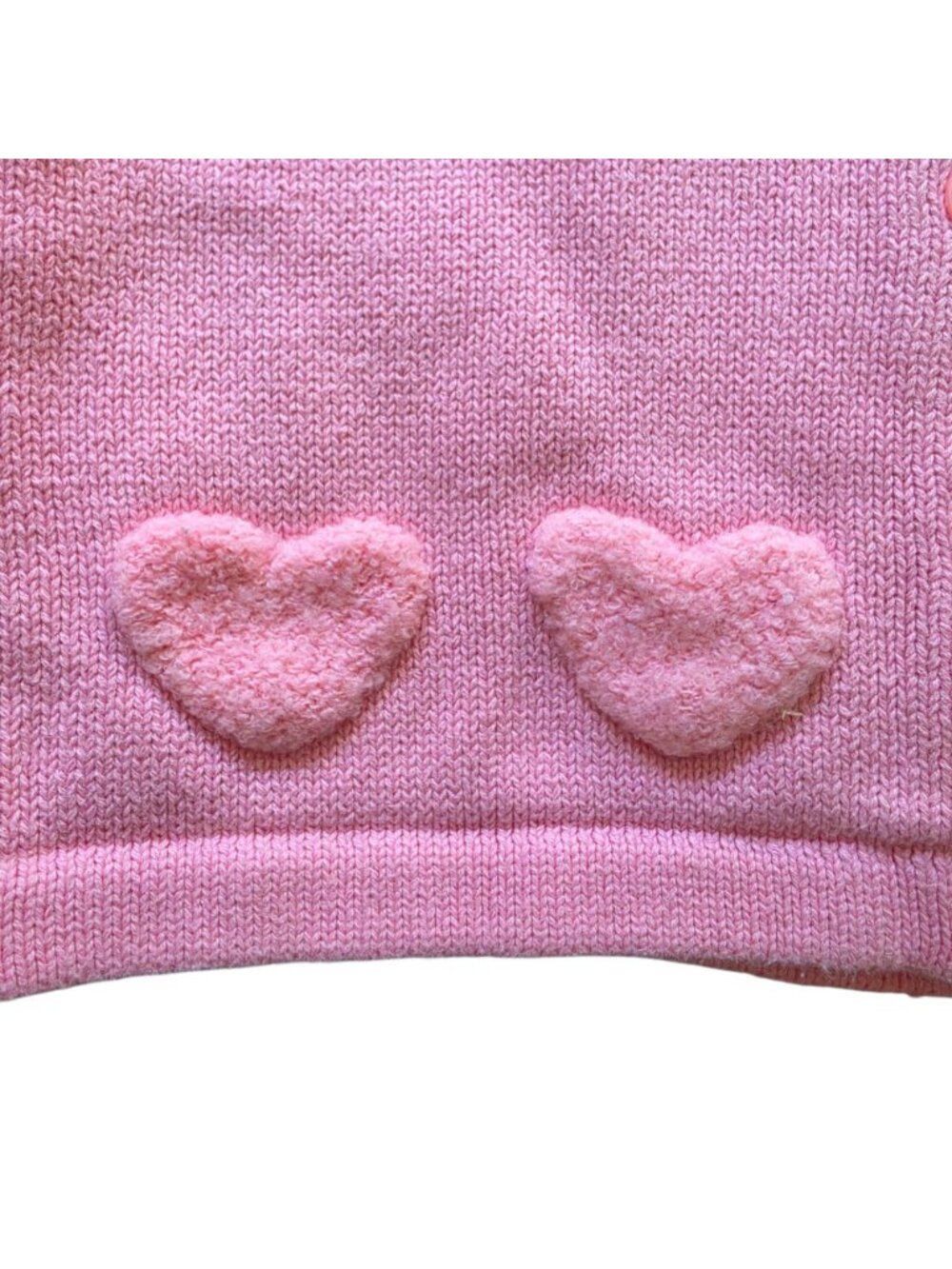Vintage Gymboree Cardigan Sweater Size L 4-5 Pink Rainbow Tag Hearts New - Picture 6 of 6